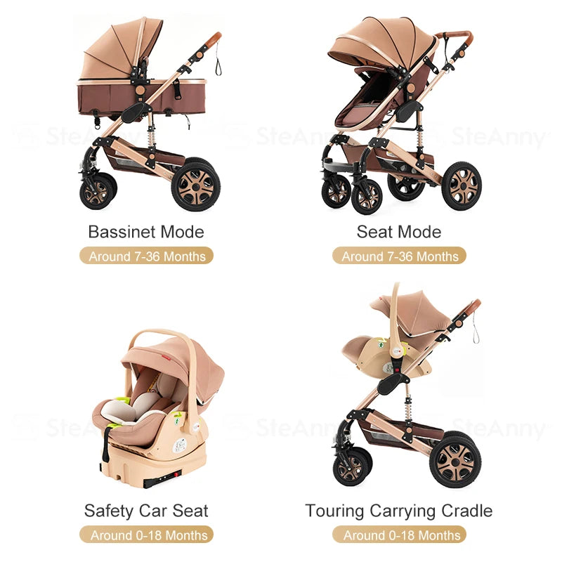 Portable Baby Stroller Combo Car Seat