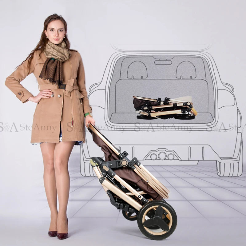 Portable Baby Stroller Combo Car Seat