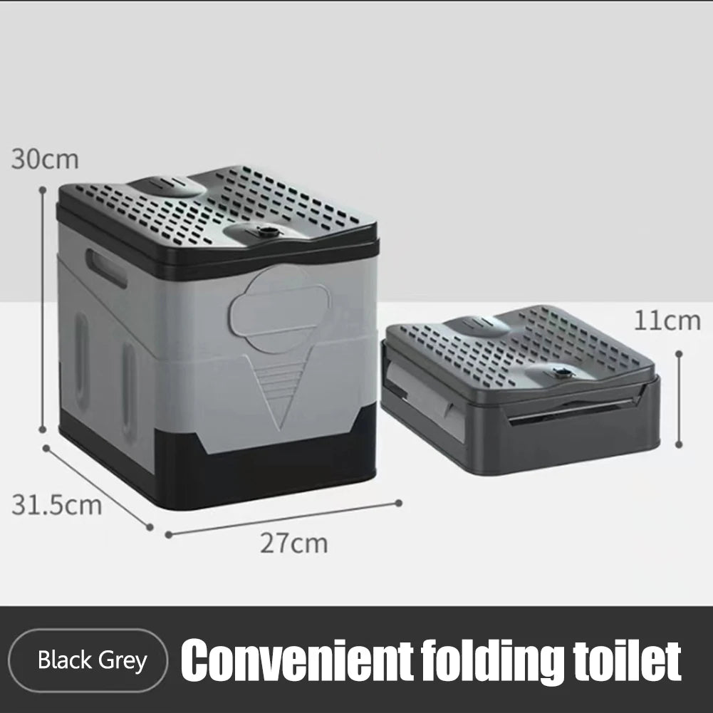 Portable Outdoor Folding Car Toilet Bucket