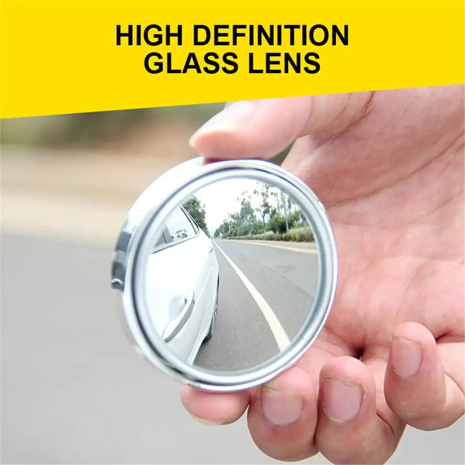 Car 360 Degree Framless Blind Spot Mirror