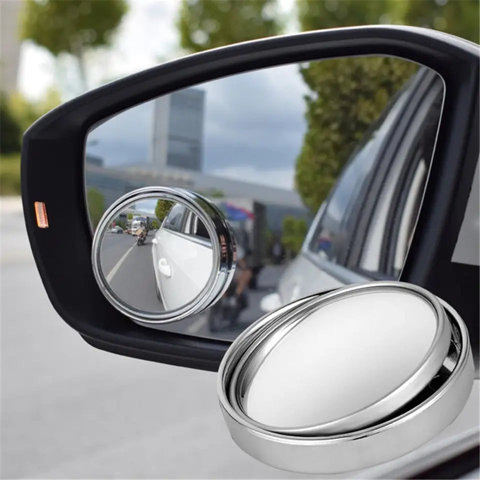 Car 360 Degree Framless Blind Spot Mirror