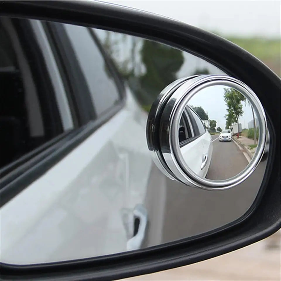 Car 360 Degree Framless Blind Spot Mirror