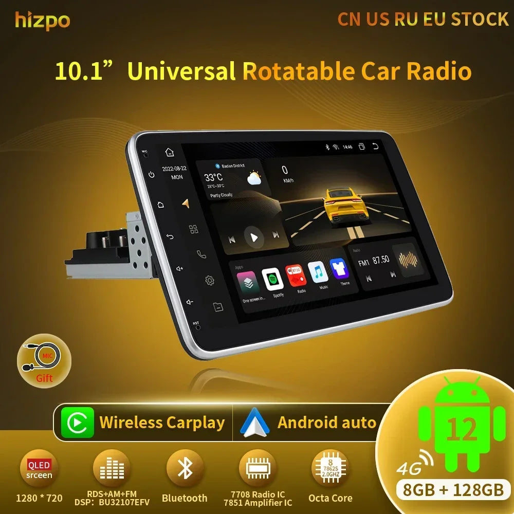 Android 12 Car Stereo Radio Player