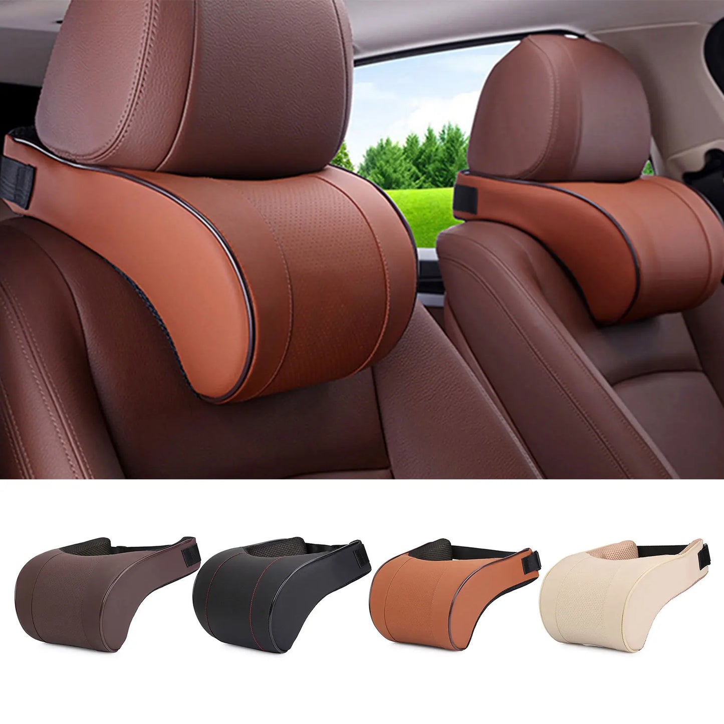 Car Neck Pillow with Memory Foam
