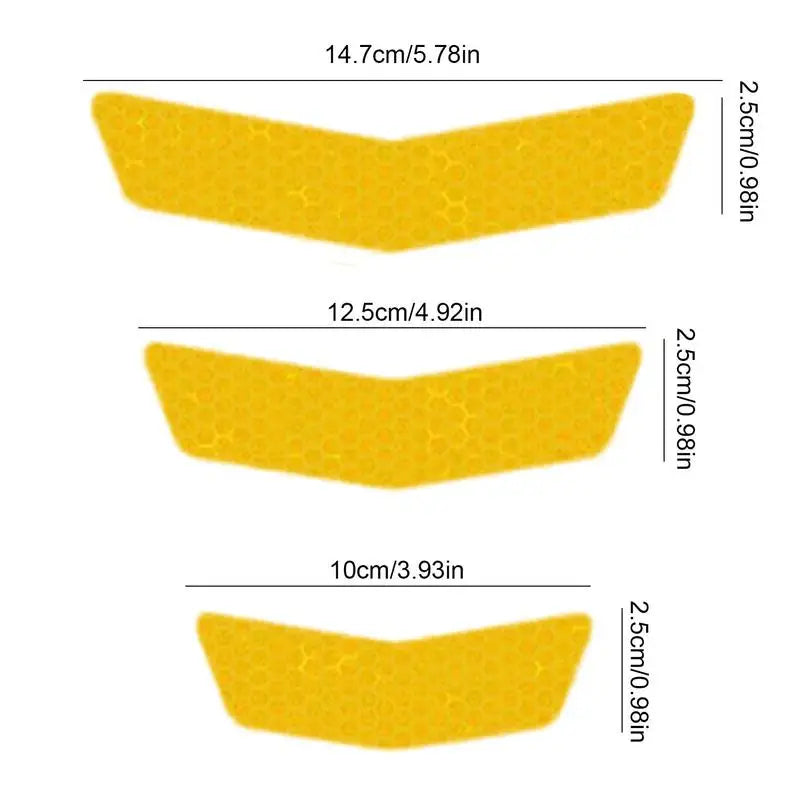 Reflective Stickers for Helmets, Car, & Motorcycle
