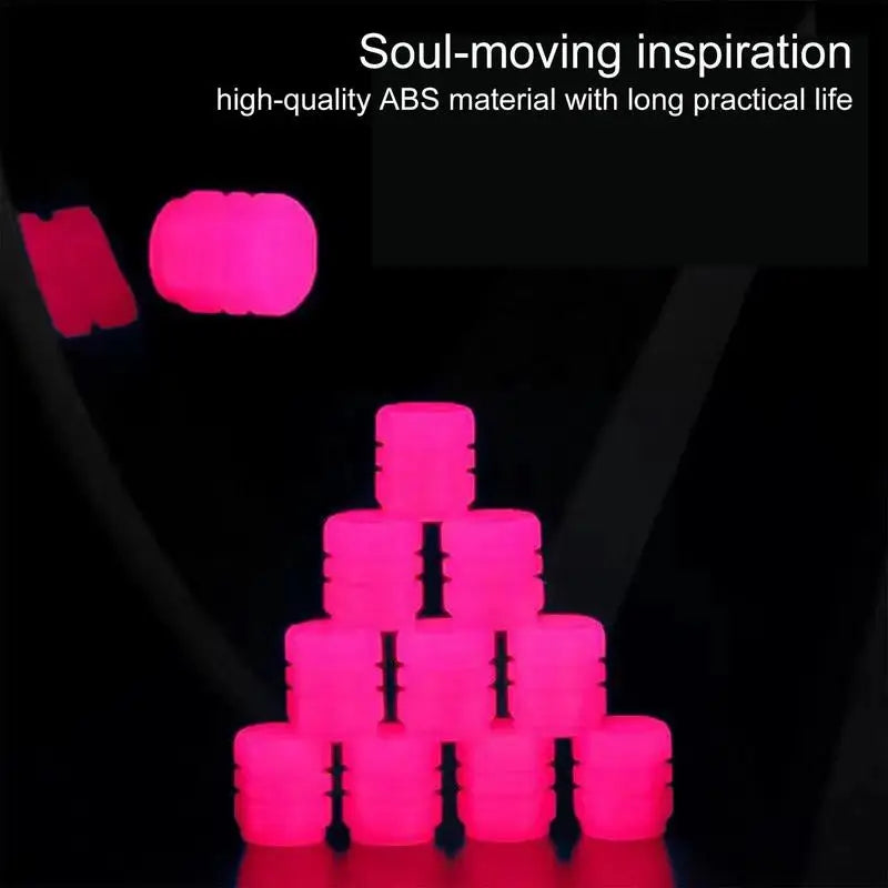 Night Glowing Car Wheel Caps Decoration