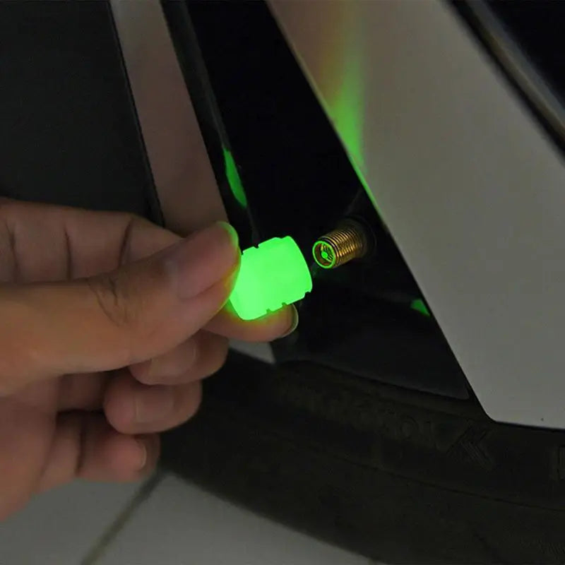 Night Glowing Car Wheel Caps Decoration