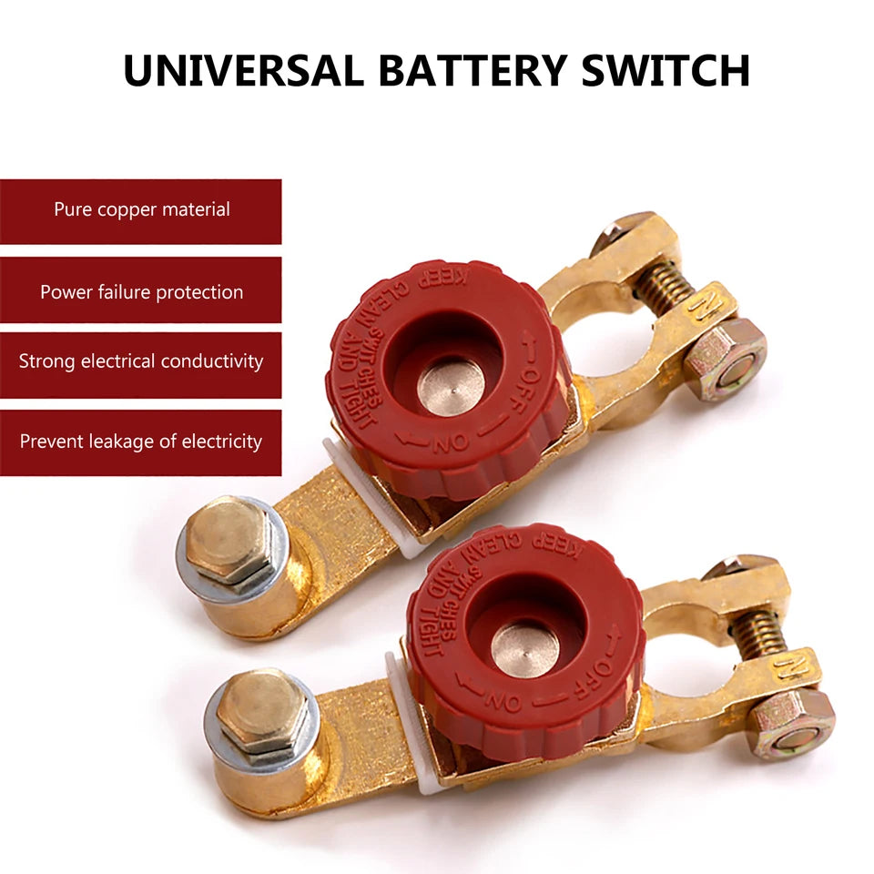 Motorcycle Battery Saver Disconnect Switch for Vehicles