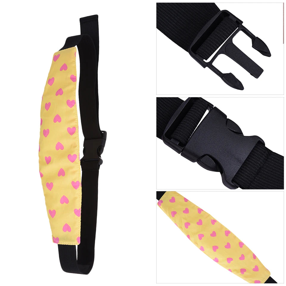 Adjustable Car Seat Head Support Belt