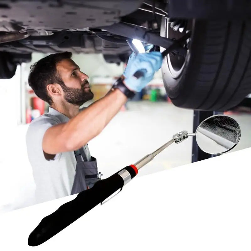 Portable Inspection Mirror With LED Light