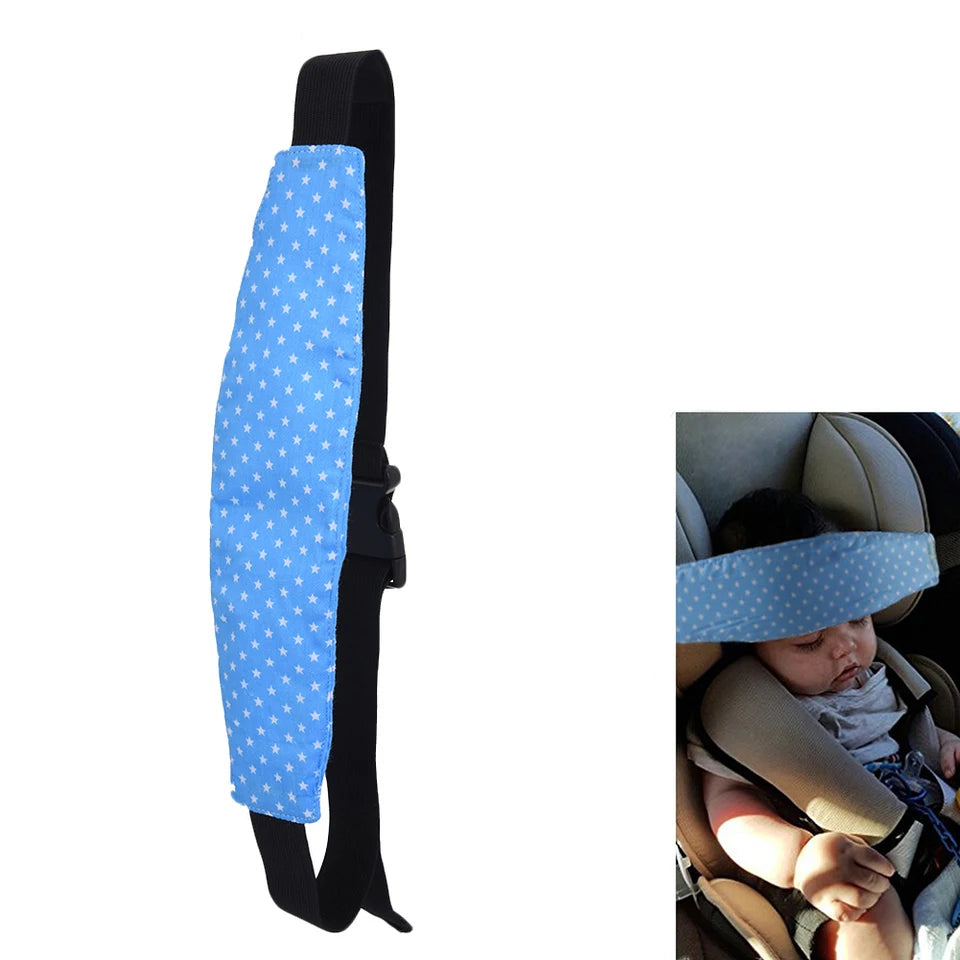 Adjustable Car Seat Head Support Belt