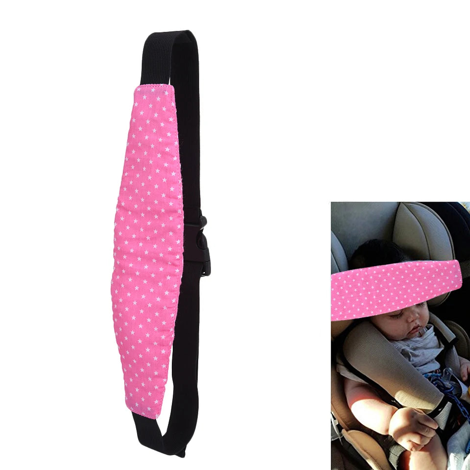 Adjustable Car Seat Head Support Belt
