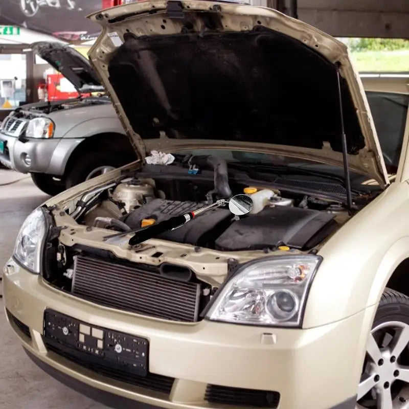 Portable Inspection Mirror With LED Light