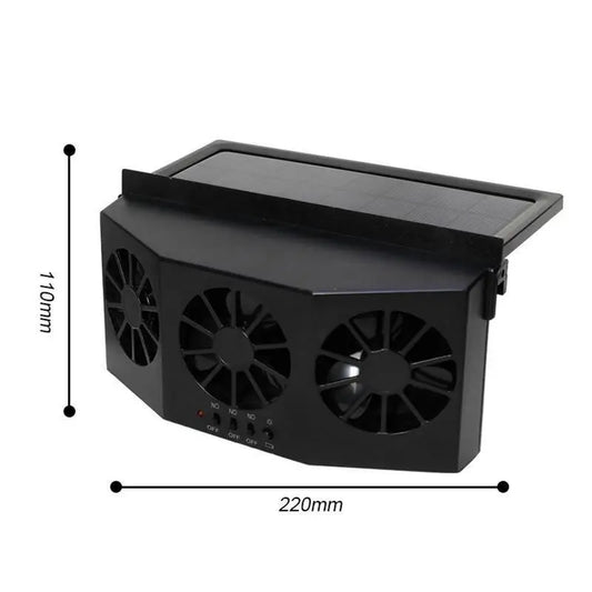 Auto Window Air Vent Cooling Fan