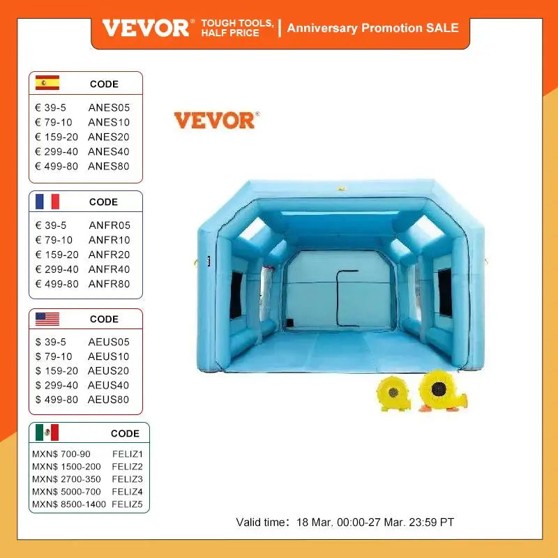 Inflatable Spray Booth Portable Car Paint