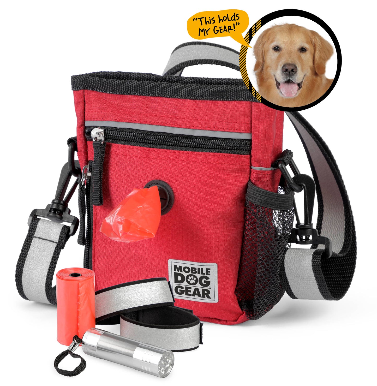 Bundle: ODG Day/Night Walking Bag (Red) and ODG Ultimate Week Away Duffle TM (Red)