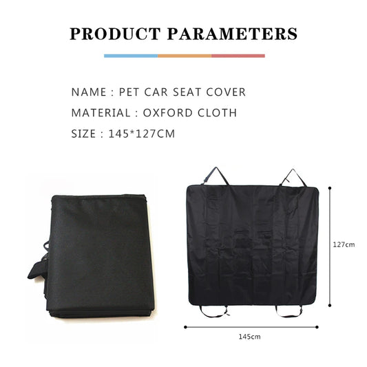 Foldable Waterproof Dog Car Seat Cover