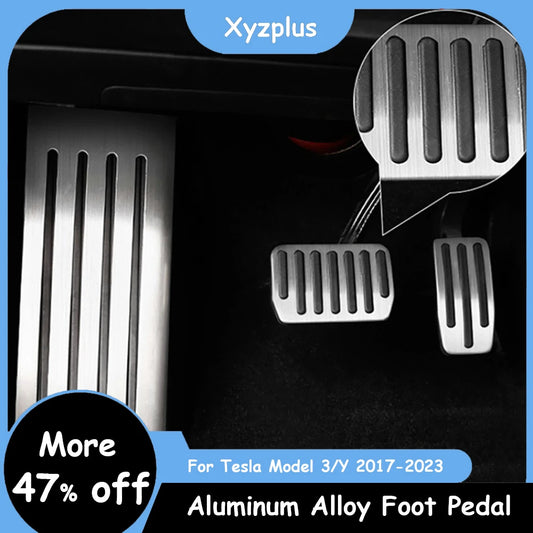 Metal Pedal Pads Covers for Tesla Model 3 & Model Y Accessories