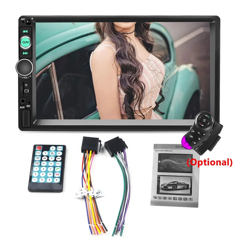 Podofo 2 Din Bluetooth Car Stereo