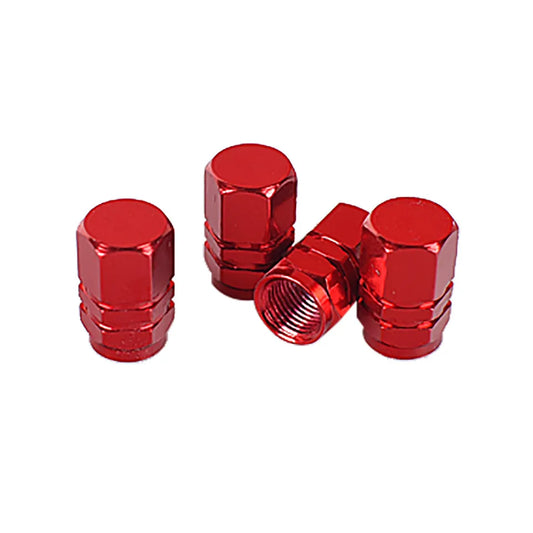 Red Car Wheel Valve Stems Cap