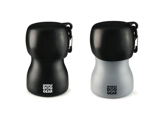 Bundle: MDG 9.5 Oz Water Bottle (Black) and MDG 9.5 Oz Water Bottle (Gray)